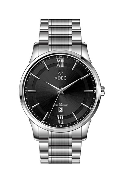 Adec Ag24103-3 Steel Case Japanese 3 Atm Water Resistant Metallic Color Men's...