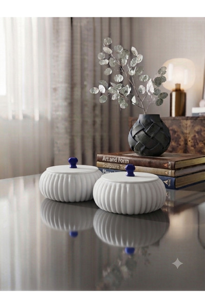 EAE DESİGN STUDİO مجموعة من 2 صندوق متعدد الأغراض بتصميم ثلاثي الأبعاد خاص مع...