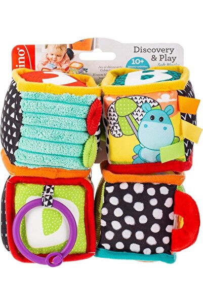 Infantino Discovery & Play Soft Block|Baby Activity , Learning & Developing T...