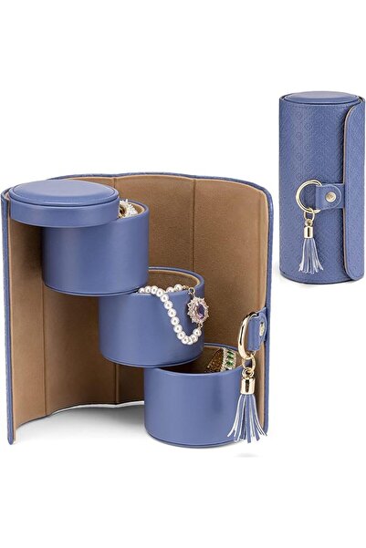 VLANDO Travel Jewelry Box, Jewelry Roll Personalized, Jewelry Storage Travel ...