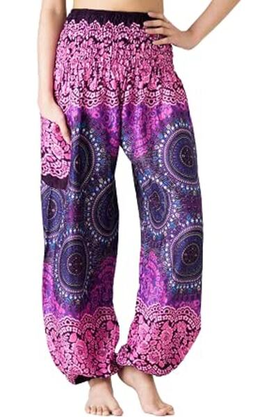 GENERAL B BANGKOK PANTS Harem Pants Women Boho Clothes with Pockets