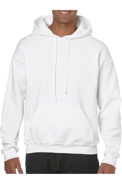 GILDAN Men's Fleece Hooded Sweatshirt