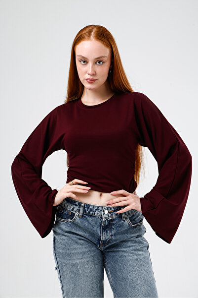 Madame QAN's Waist-Slung Spanish Sleeve T-Shirt & Blouse
