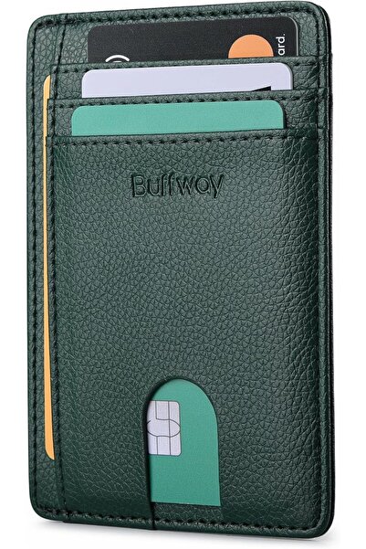 Buffway Mens RFID Blocking Slim Bifold Wallet Minimalist Leather Small Wallet...