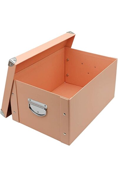 GENERAL GUOZI Collapsible Storage Box, Decorative Memory Box with Lid & Metal...
