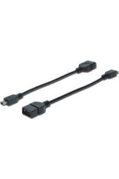 Digitus Μετατροπέας micro USB αρσενικό σε USB-A θηλυκό 1 τεμάχιο AK-300310-002-S