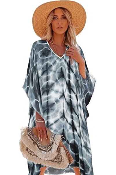 Moss Rose Women's Beach Cover up Swimsuit Kimono Cardigan with Bohemian Flora...