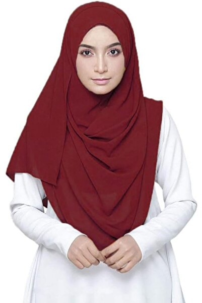 LMVERNA Solid Color Bubble Chiffon Scarf for Women Fashion Soft Hijab Long Sc...