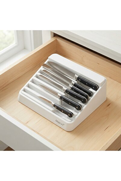 DeaL Organizator ergonomic pentru cuțite de sertar — Organizare eficientă și ...