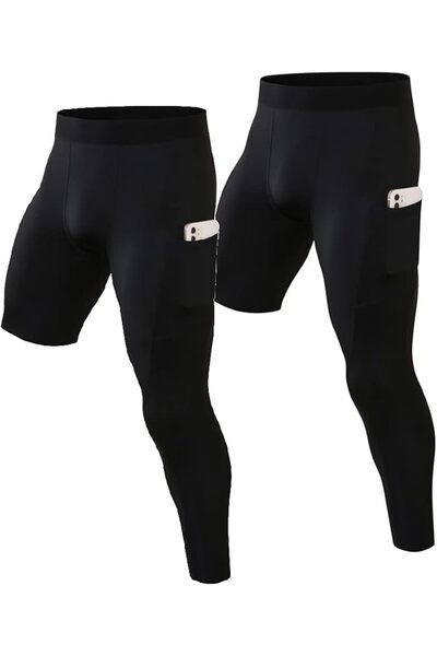 GENERAL One Leg Compression Tights for Basketball Athletic Workout Gym Leggin...