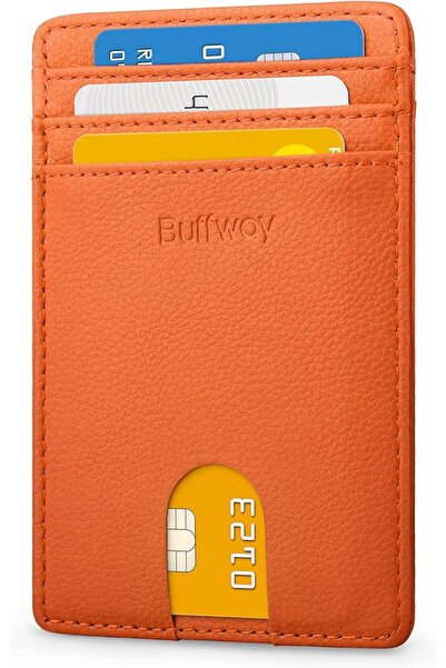 Buffway Mens RFID Blocking Slim Bifold Wallet Minimalist Leather Small Wallet...