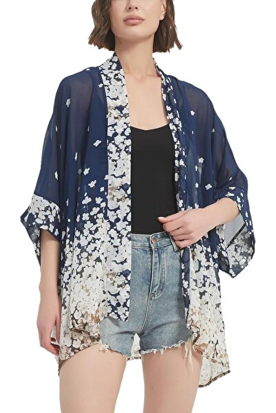 Maxfort Women's Loose Print Sheer Chiffon Kimono Beach Swim Cover up Cardigan...