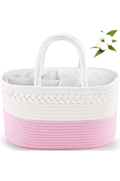 ABenkle Baby Diaper Caddy, Nursery Storage Bin and Car Organizer for Diapers ...