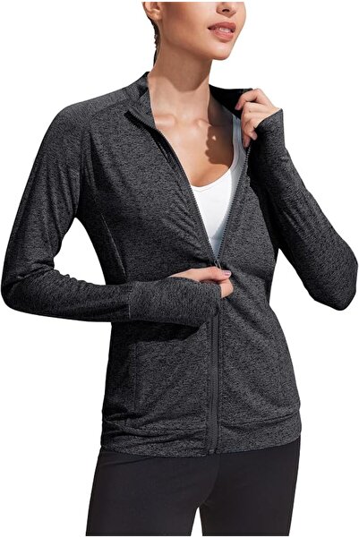 GENERAL Pinspark Lightweight Workout Jacket for Women Full Zip Slim Fit Athle...