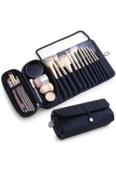 KASTWAVE Makeup Brush Holders, Portable Makeup Brush Artist Pencil Pen Case O...