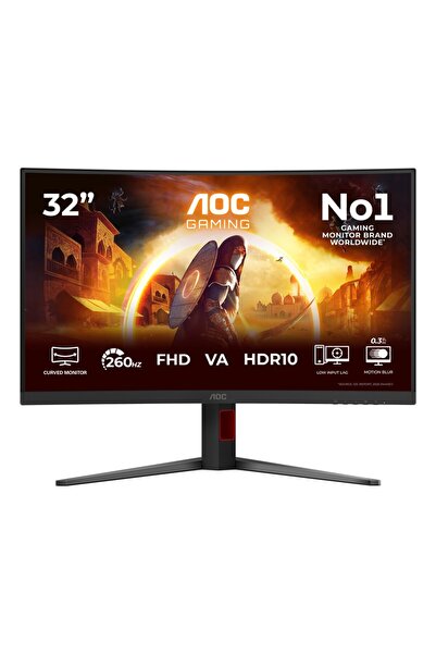 Aoc Monitor C32G4Z 31.5 inci 1920 x 1080 px VA 260 Hz Curbat Gaming
