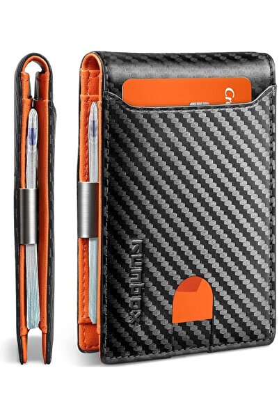 Runbox Top Layer Genuine Cowhide Leather Wallet for Men Slim Mens Wallet-Mone...