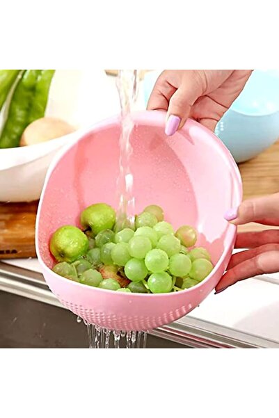 GENERAL مصفاة لغسل الأرز، وعاء تصريف الأرز للمطبخ، وعاء تنظيف الأرز، منظم وعا...