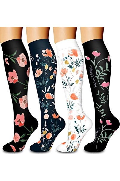 Bluemaple 4 Pack Leggings for Women Butt Lift High Waisted Tummy Control No S...