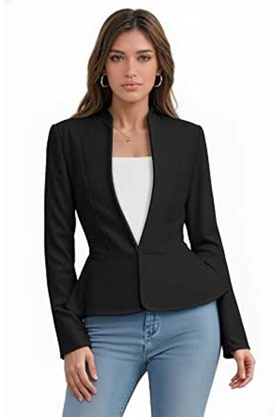 Hybrid & Company womens Classic Classic | Classic peplum silhouette, double l...