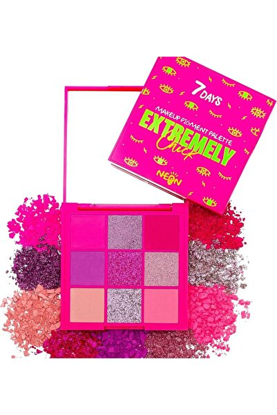 7DAYS B.Colour Eyeshadow Palette 9 Shades / 02 Midsummer Fairytale, 9 Pcs Х 1 G