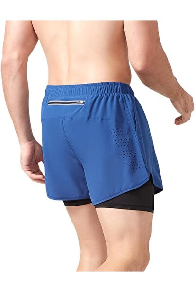 Dress Cici شورت رياضي للرجال مع بطانة داخلية، شورت جري 2 في 1 مع جيب للهاتف، ...