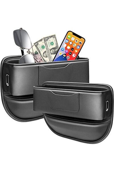 GENERAL Car seat Gap Filler and Storage Box to Prevent Falling and Storage (B...