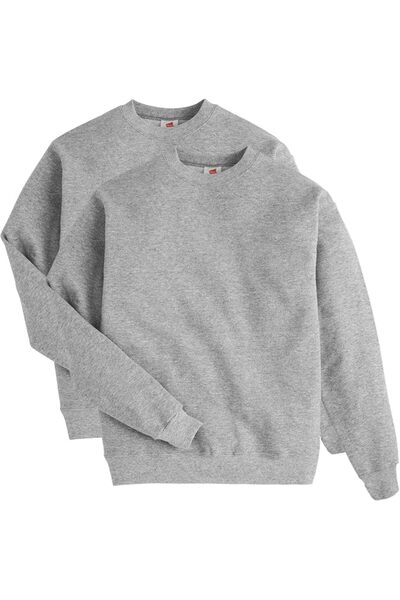 HANES Men's Ecosmart Fleece Sweatshirt, Cotton-blend Pullover, Crewneck Sweat...
