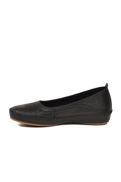 Voyager Black Genuine Leather Anatomical Comfortable Perforated Breathable Wo...