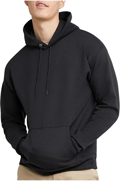 HANES Men's Sweatshirt, EcoSmart Fleece Hoodie, Cotton-Blend Fleece Hooded Sw...