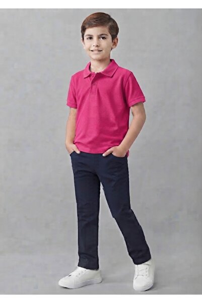 BLACK SWALLOW Unisex Kids 2-Piece Combination Short Sleeve Polo Collar T-Shir...