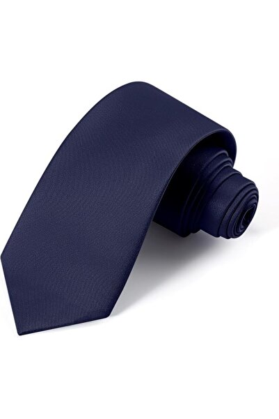 GENERAL Black Ties For Men Solid Pure Color Formal Neckties 3.15" (8CM) Men's...