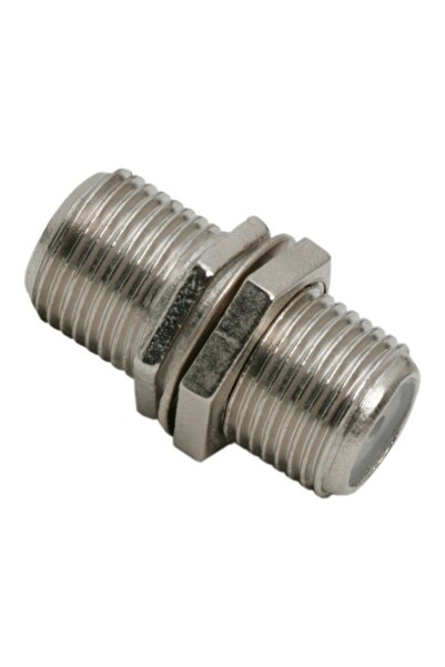 Alista Home Adaptor F mamă-mamă pentru cablu coaxial, conector de antenă metalic