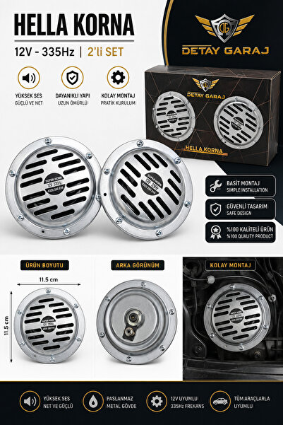 Hella Korna 12V 335Hz – 2’li Set