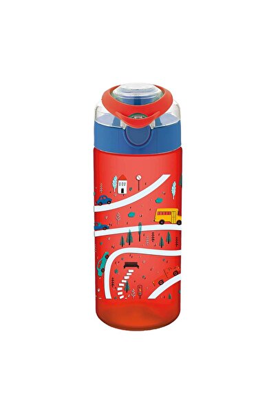 Generic Brand Noki Kids Tritan Patterned Soft Touch 500 ml Water Bottle