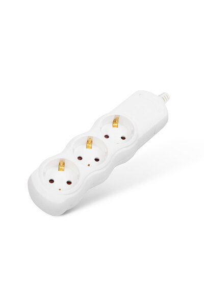 Alista Home Prelungitor cu 3 prize Schuko, fără cablu, 16A, asamblare persona...