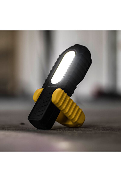 Alista Home Lampă de lucru LED COB 2-în-1, 400 lumeni, baterie de 2000 mAh, T...