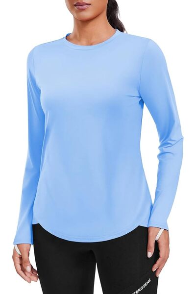 GENERAL PINSPARK Women Sun Shirt Long Sleeve Quick Dry Hiking Shirts with Thu...