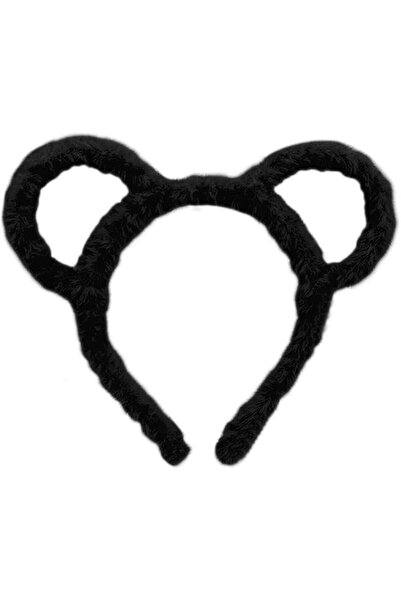 GENERAL Women Winter Thick Plush Headband Round Bear Ears Makeup Hair Hoop Ba...