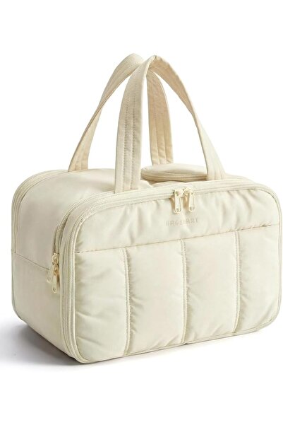 BAGSMART Travel Toiletry Bag, Inflated Toiletry Bag for Women, Lightweight Co...