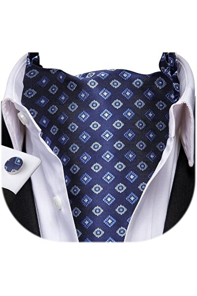 Dubulle Cravat Ties for Men with Pocket Square and Cufflinks Ascot and Handke...