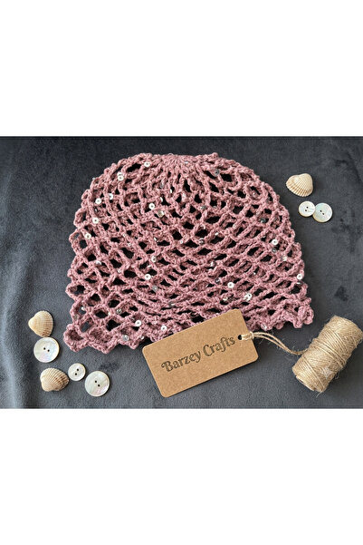 Barzey crafts Hand Knitted Sequin Bandana- Bohemian Stylish Ei Made Hair Acce...