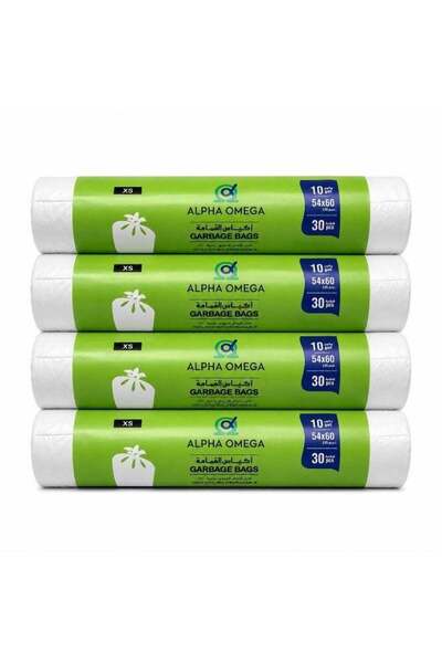 Generic Alpha Omega 10 Gallon Kitchen Garbage Bags Medium Trash Can Liners, P...