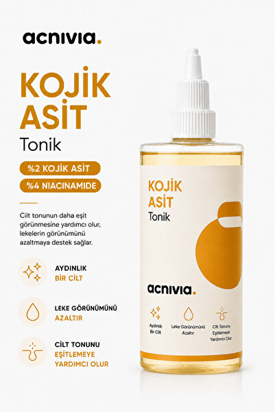 Secel Kojik Asit Tonik %2 | Niacinamide %4 | Leke, Siyah Nokta Karşıtı | Cilt...