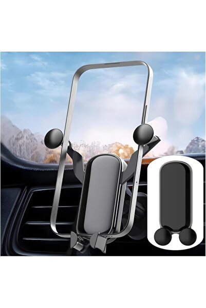 AZONEE Car Phone Holder with Metal Hook Clip, Hands-Free Air Vent Mount for i...