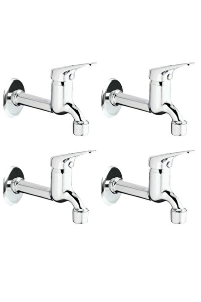 SORA GROUP 4-Piece Open-Close Mix Washbasin Faucet Wc Washbasin Long Faucet w...