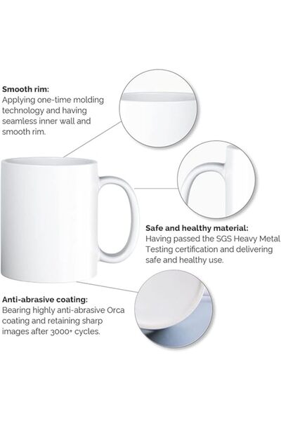 Generic Surprised 3D Mug Face - Funny Cartoon Expression Mug - 11 Oz Coffee M...