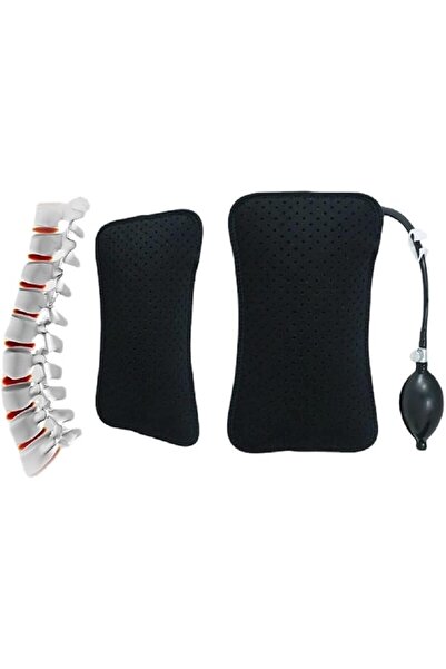 Generic 1pcs Inflatable Lumbar Support Pillow, Lower Back Supports Cushion, B...