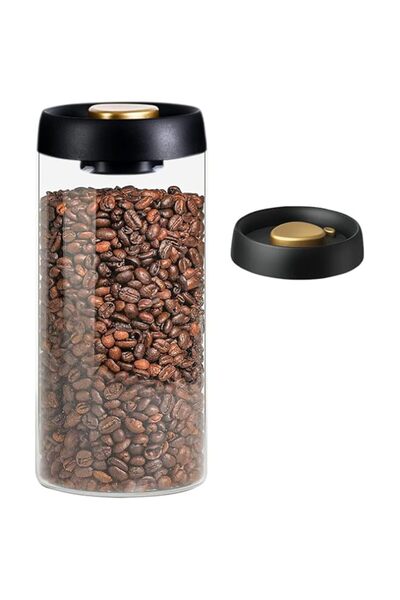Generic Kitchen Storage Jars, 1800ml Glass Containers with Airtight Lid, Idea...