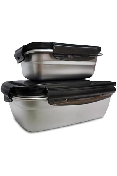 Generic Steel Lunch Box, Portable Stainless Steel Bento Boxes for Adults, Mea...